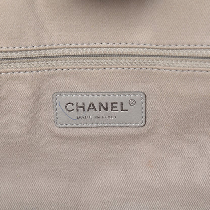 Chanel Glazed Calfskin Large Deauville Tote Black 6 of 11