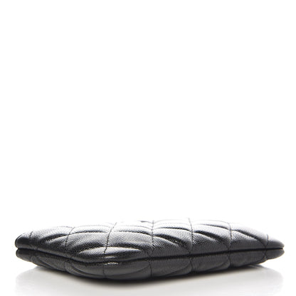 Chanel Caviar Quilted Small Cosmetic Case Black 4 of 8