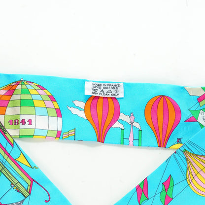 Hermes Silk Les Folies Du Ciel Twilly 3 of 6