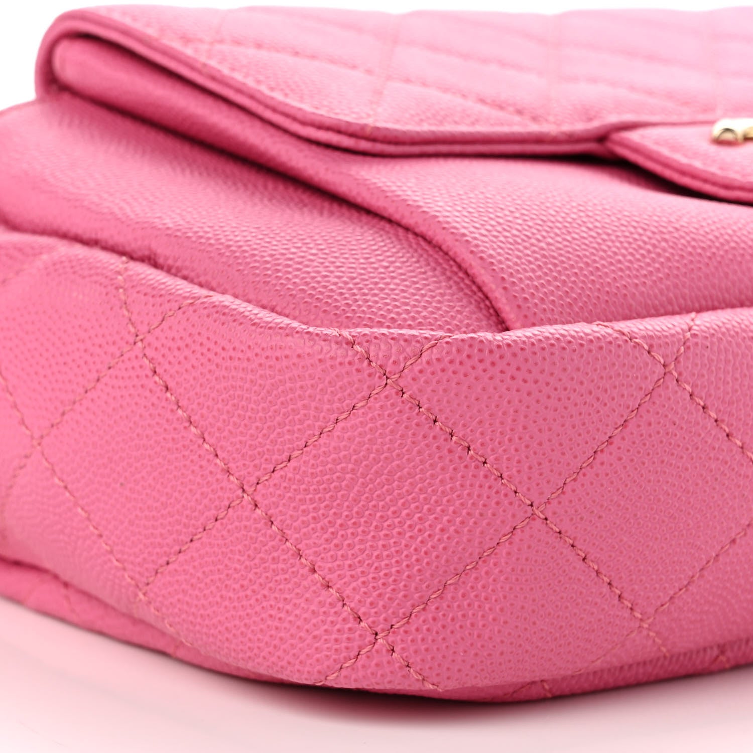 Chanel Caviar Quilted CC Day Camera Case Pink 10 of 11