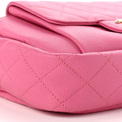 Chanel Caviar Quilted CC Day Camera Case Pink 10 of 11