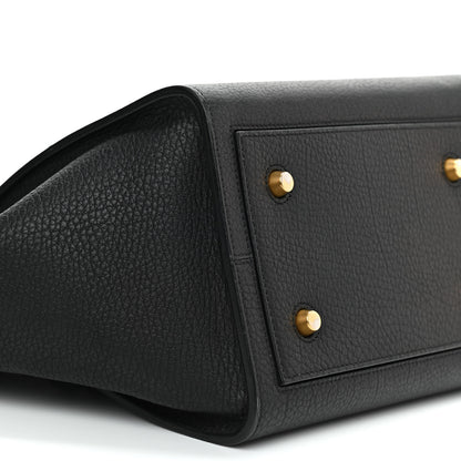 Celine Crisped Calfskin Mini Tie Knot Tote Black 7 of 13