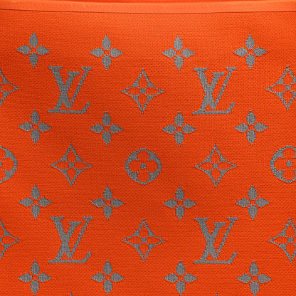 Louis Vuitton Knit Monogram Horizon Soft 55 Suitcase Orange 6 of 8