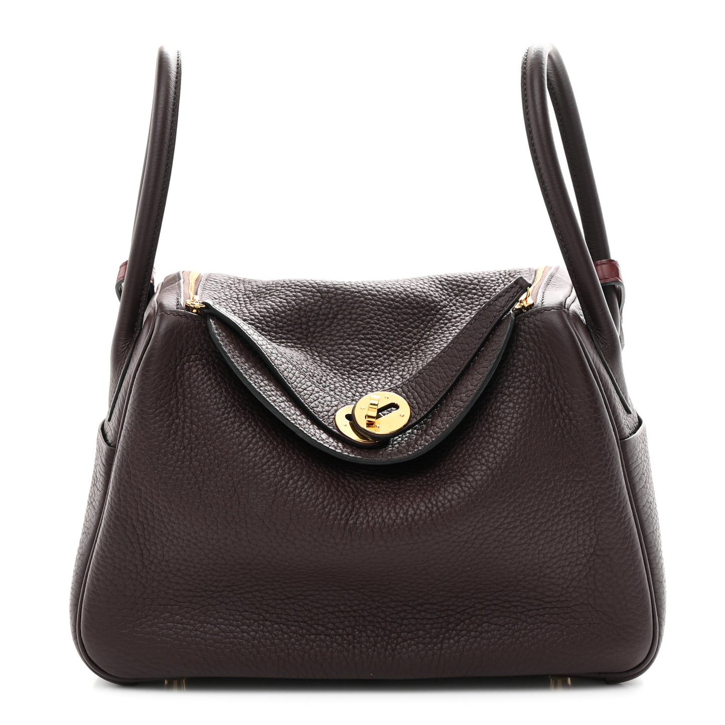 Taurillon Clemence Matte Niloticus Crocodile Touch Lindy 26 Rouge Sellier Bourgogne