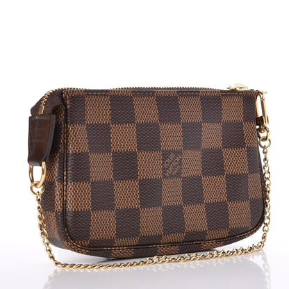 Louis Vuitton Damier Ebene Mini Pochette Accessories 3 of 8