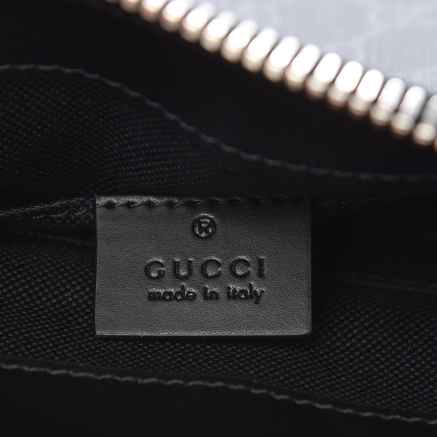 GG Supreme Monogram Night Courrier Flat Messenger Bag Black Multicolor