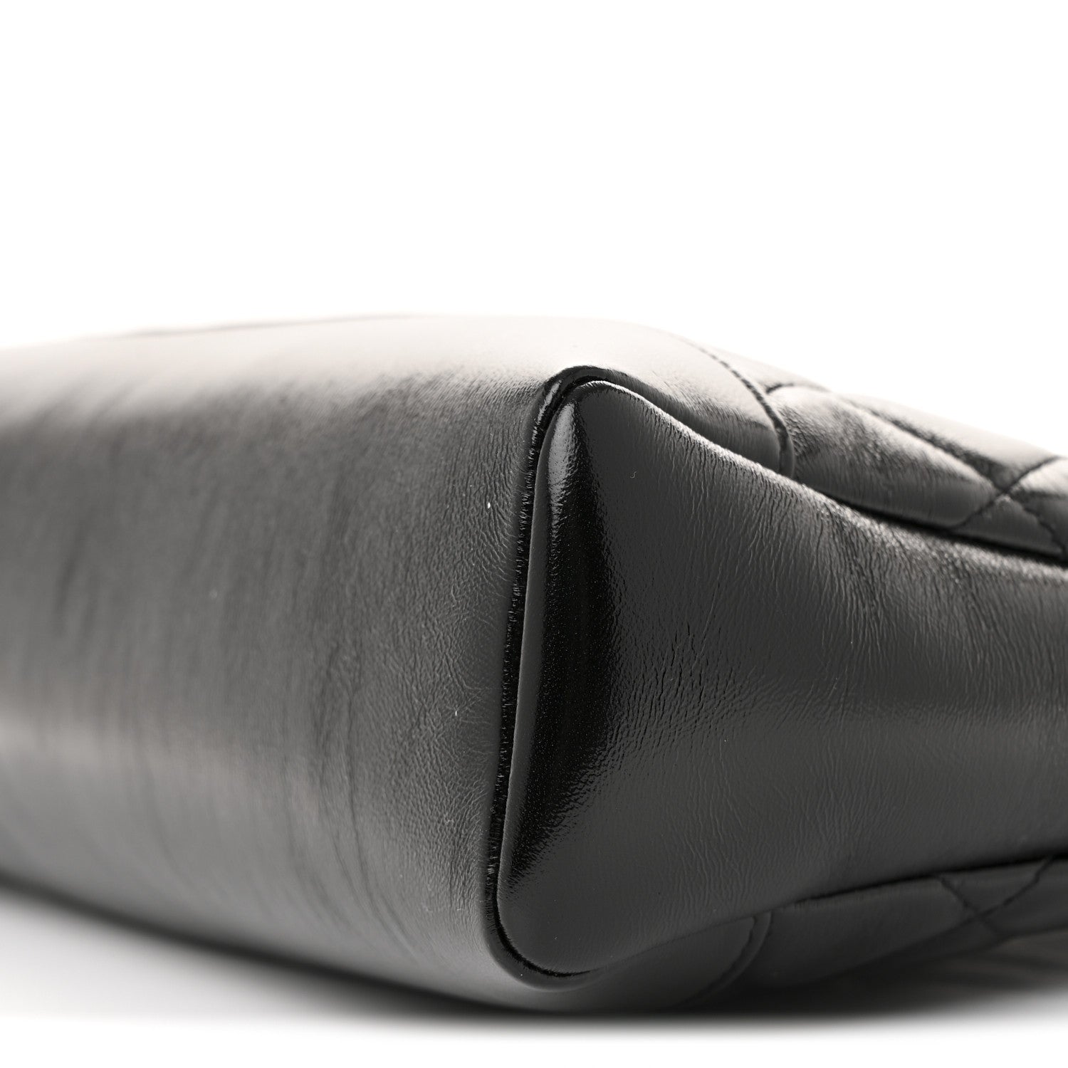 Chanel Shiny Lambskin Quilted 31 Shopping Bag Black 19 of 23