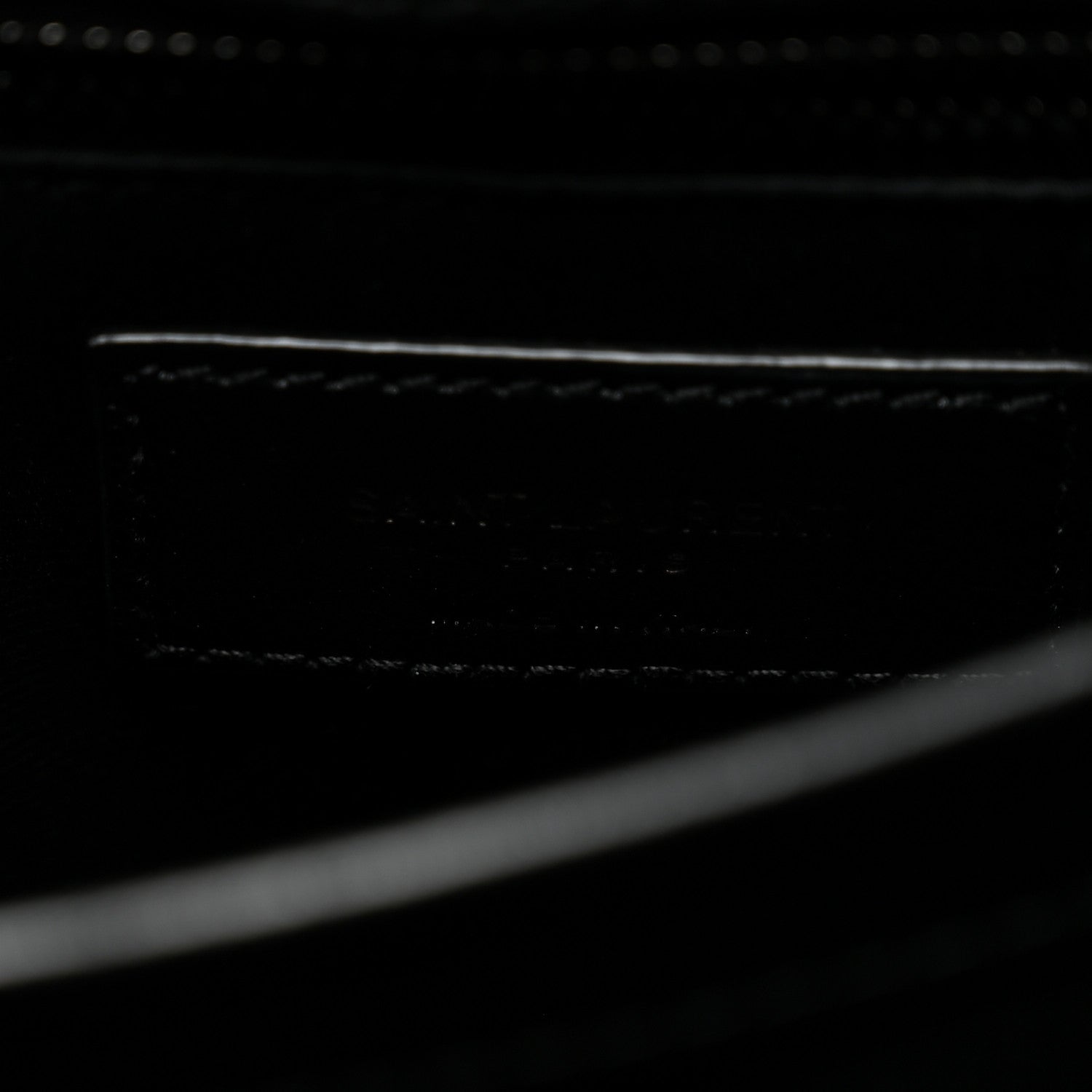 Saint Laurent Calfskin Y Quilted Monogram Monochrome Toy Loulou Crossbody Bag Black 6 of 10
