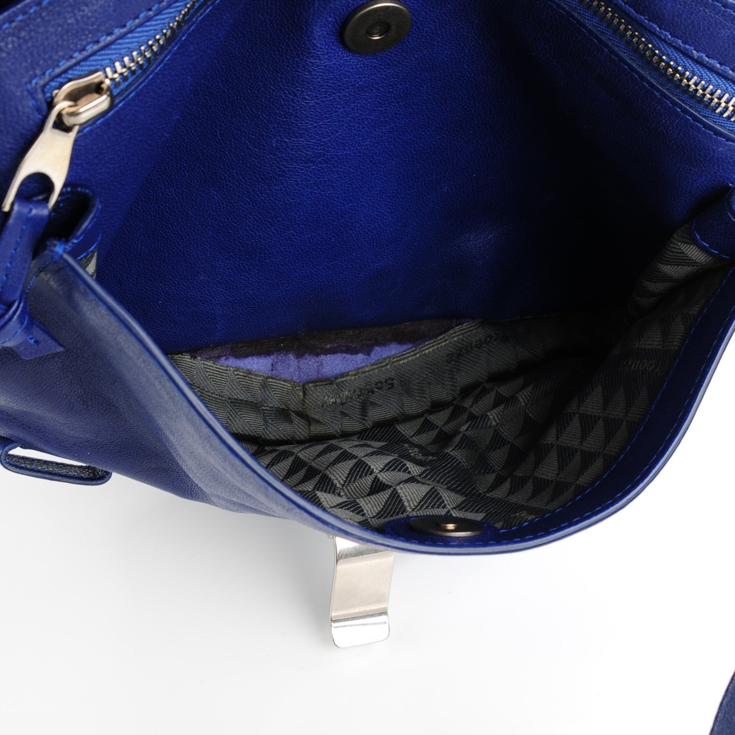 Proenza Schouler Lambskin Medium PS1 Satchel Cobalt Blue 6 of 9