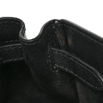 Versace Grained Calfskin Small La Medusa Top Handle Bag Black 11 of 12