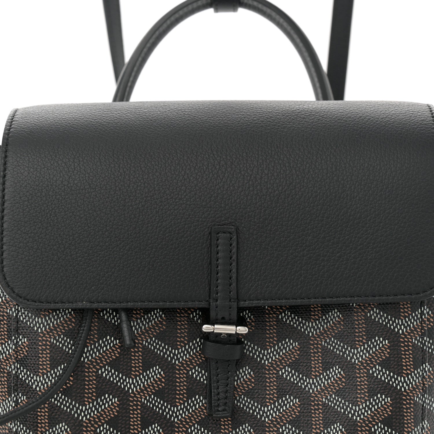 Goyard Goyardine Calfskin Mini Alpin Backpack Black 8 of 10