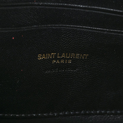 Saint Laurent Grain De Poudre Matelasse Monogram Mini Lou Camera Bag Eros Red 5 of 7
