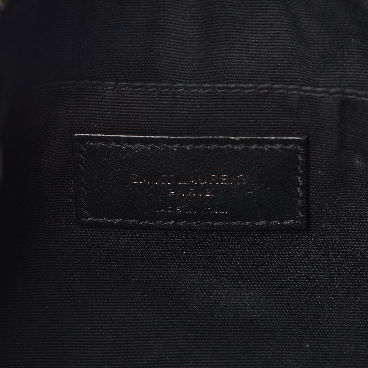 Calfskin Matelasse Monogram Lou Camera Bag Black