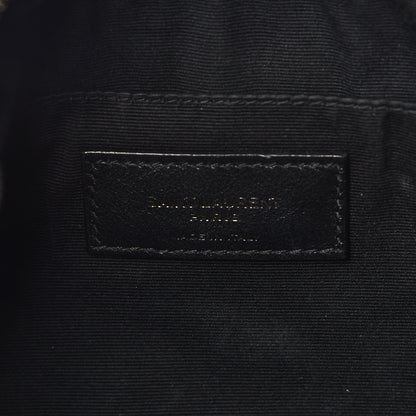 Saint Laurent Calfskin Matelasse Monogram Lou Camera Bag Black 6 of 12