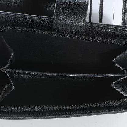 Chanel Caviar CC French Wallet Black 7 of 10