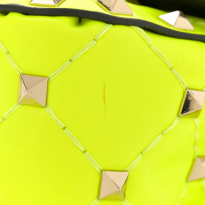 Valentino Garavani Calfskin Micro Rockstud Spike Shoulder Bag Lime 14 of 15