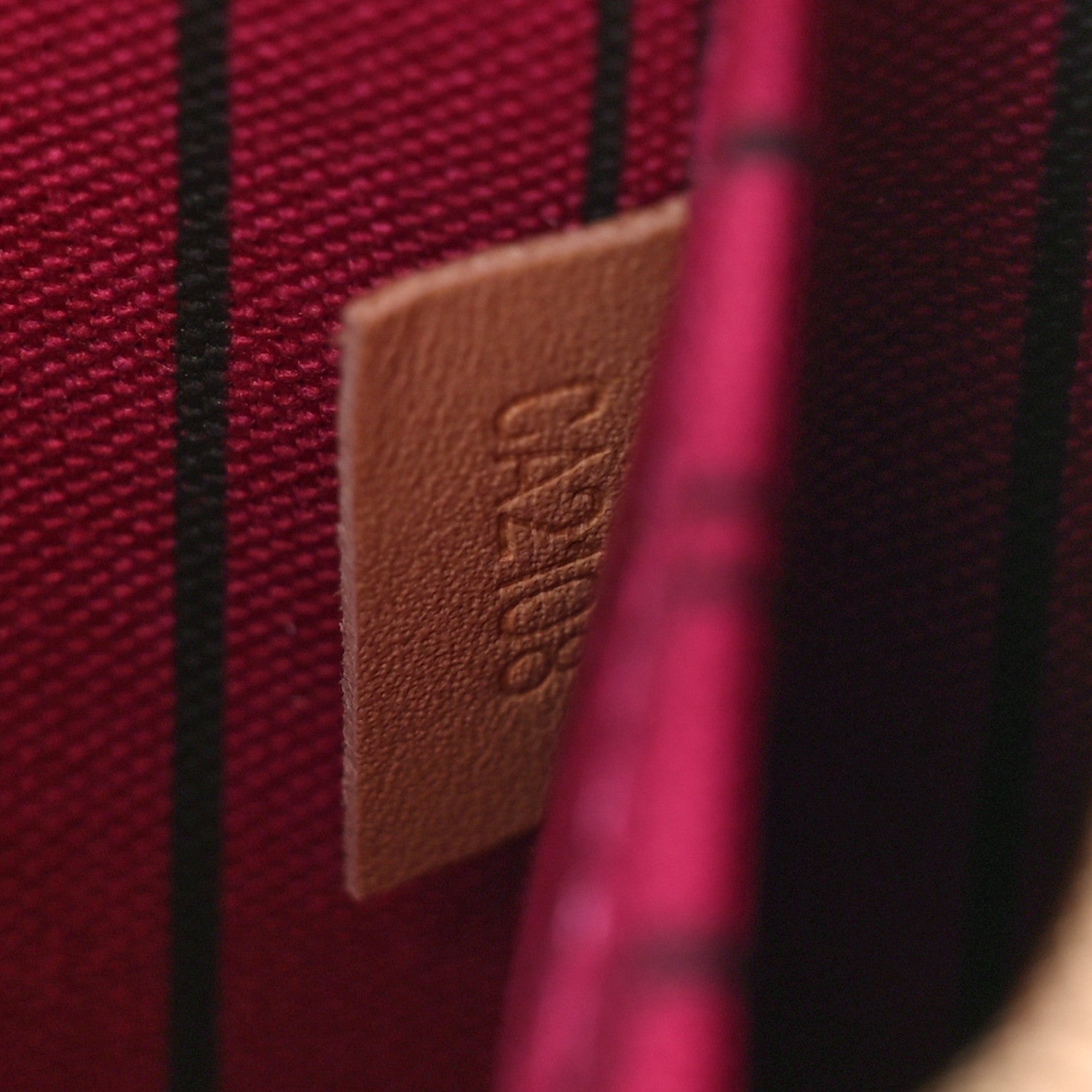 Louis Vuitton Monogram Neverfull MM GM Pochette Fuchsia 7 of 9