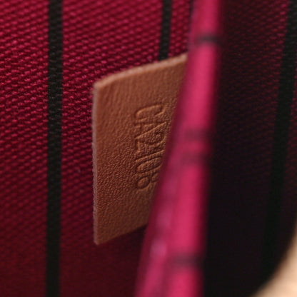 Louis Vuitton Monogram Neverfull MM GM Pochette Fuchsia 7 of 9