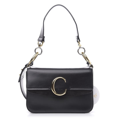 Chloe Calfskin Small C Double Carry Black 1 of 9