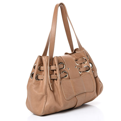 Jimmy Choo Calfskin Ramona Nude 2 of 20