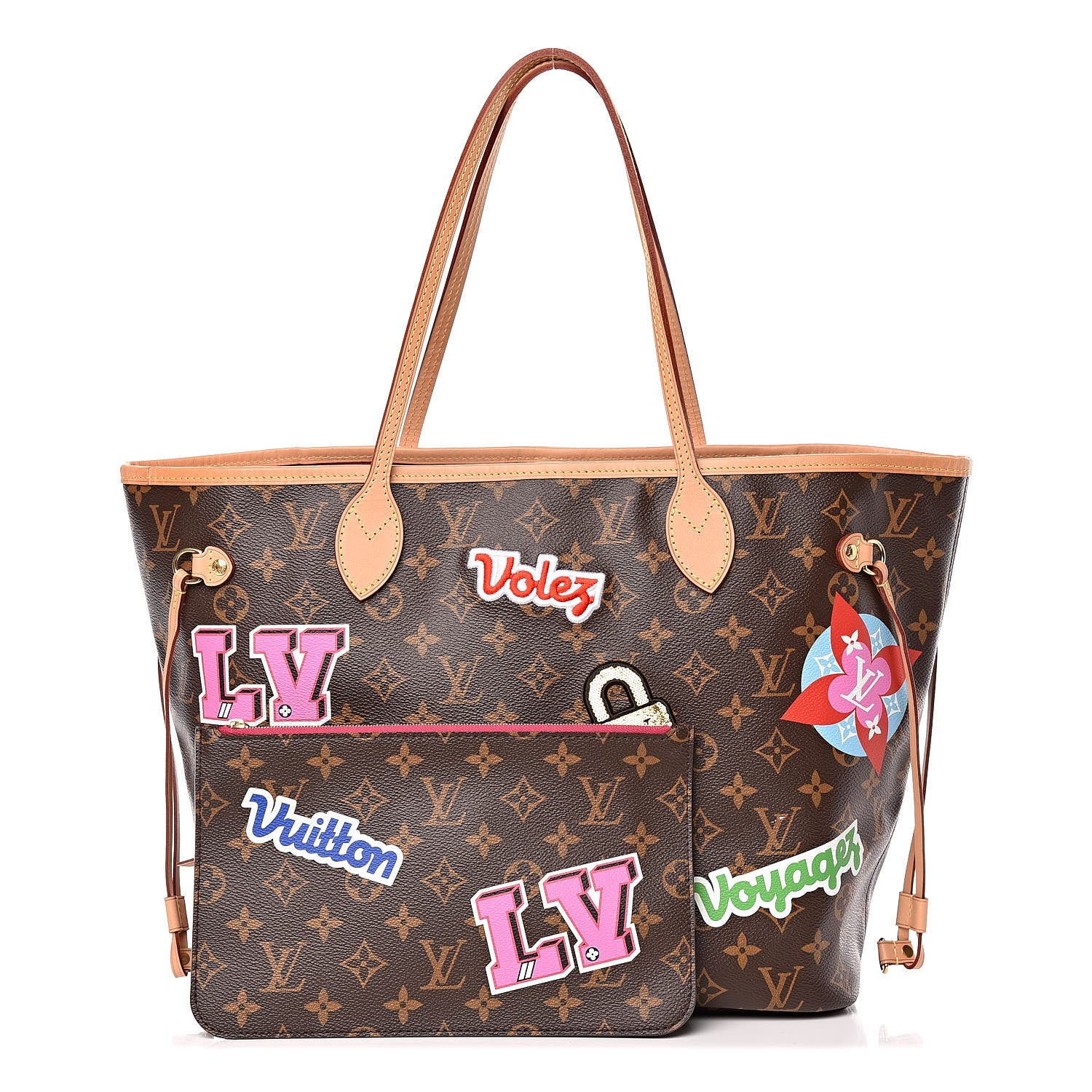Louis Vuitton Monogram Travel Stickers Neverfull MM 1 of 13