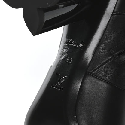 Louis Vuitton Calfskin Uniformes Silhouette Ankle Boots 39 Black 7 of 8