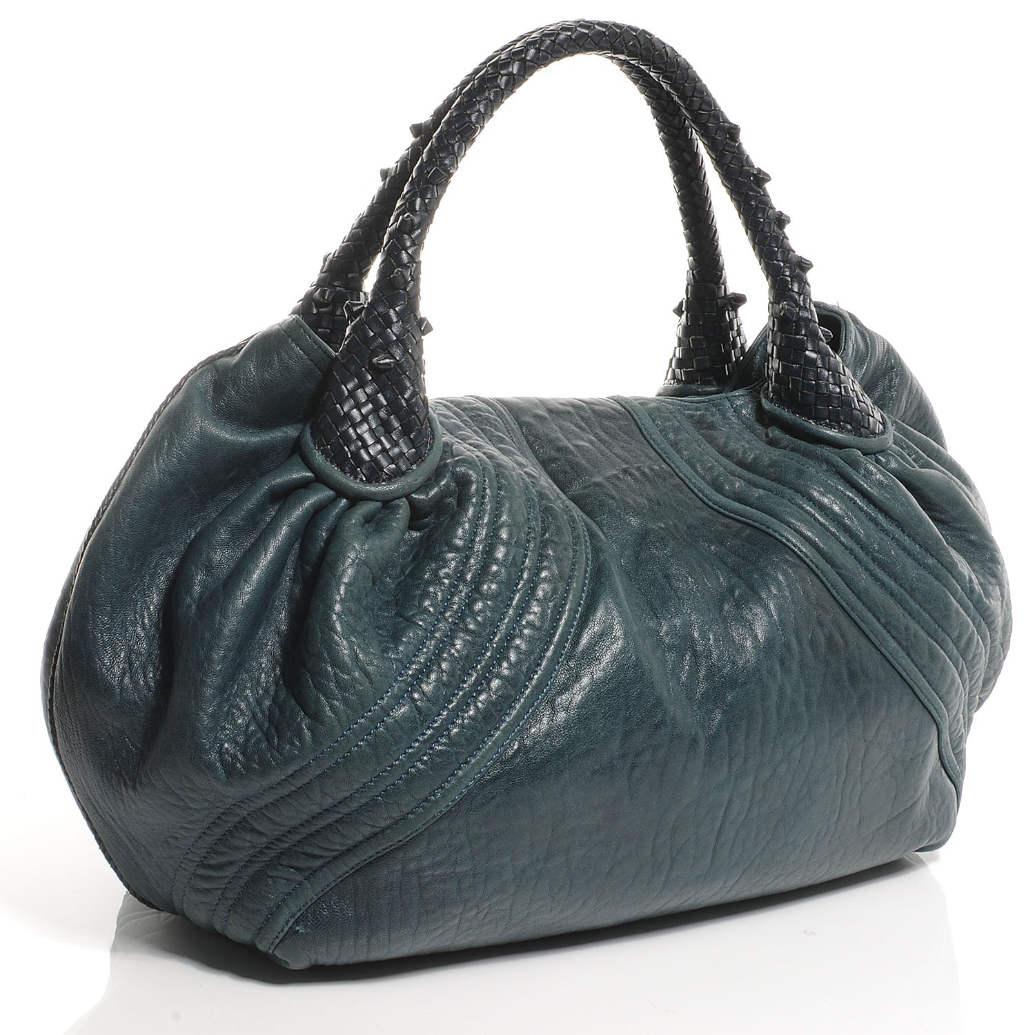 Fendi Nappa Nuvolata Spy Petrolio 3 of 9