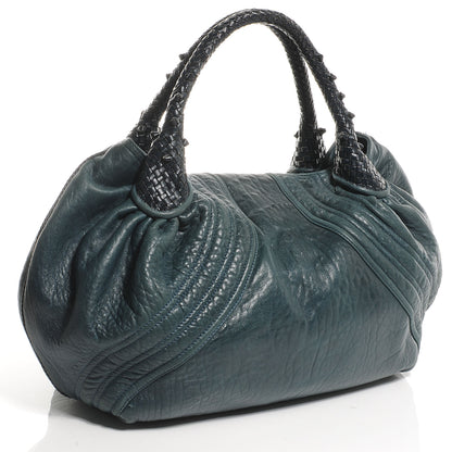 Fendi Nappa Nuvolata Spy Petrolio 3 of 9