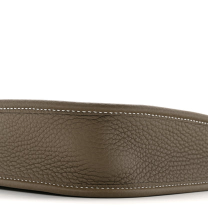 Hermes Taurillon Clemence Evelyne TPM Etoupe 10 of 13