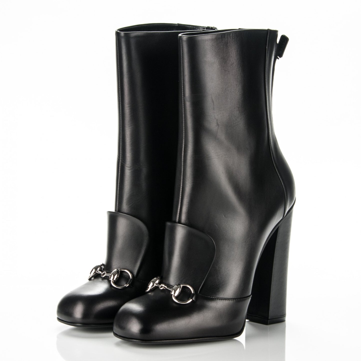 Calfskin Twiggy Boots 39.5 Black
