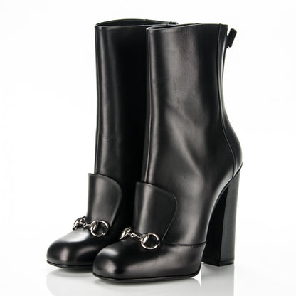 Gucci Calfskin Twiggy Boots 39.5 Black 3 of 6