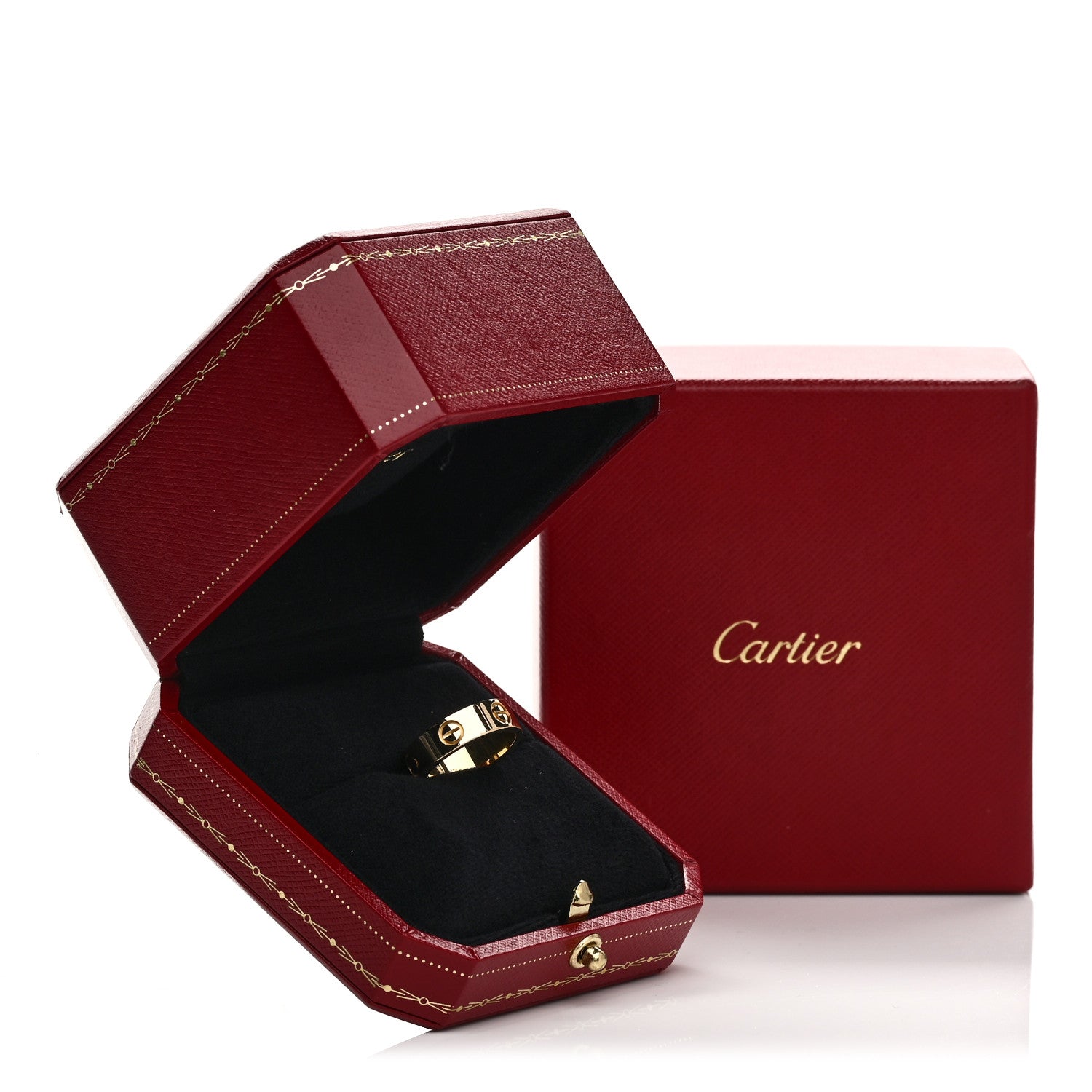 Cartier 18K Yellow Gold 5.5mm LOVE Ring 51 5.75 5 of 5