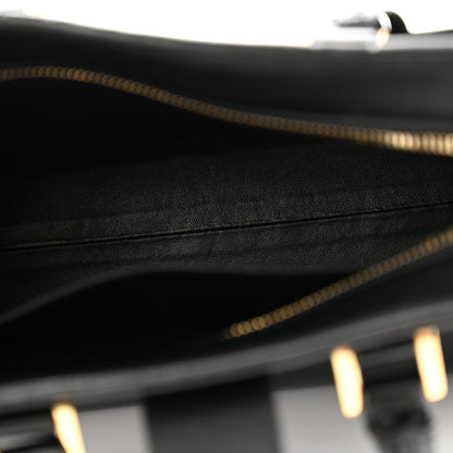 Saint Laurent Calfskin Monogram Baby Cabas Black 5 of 11