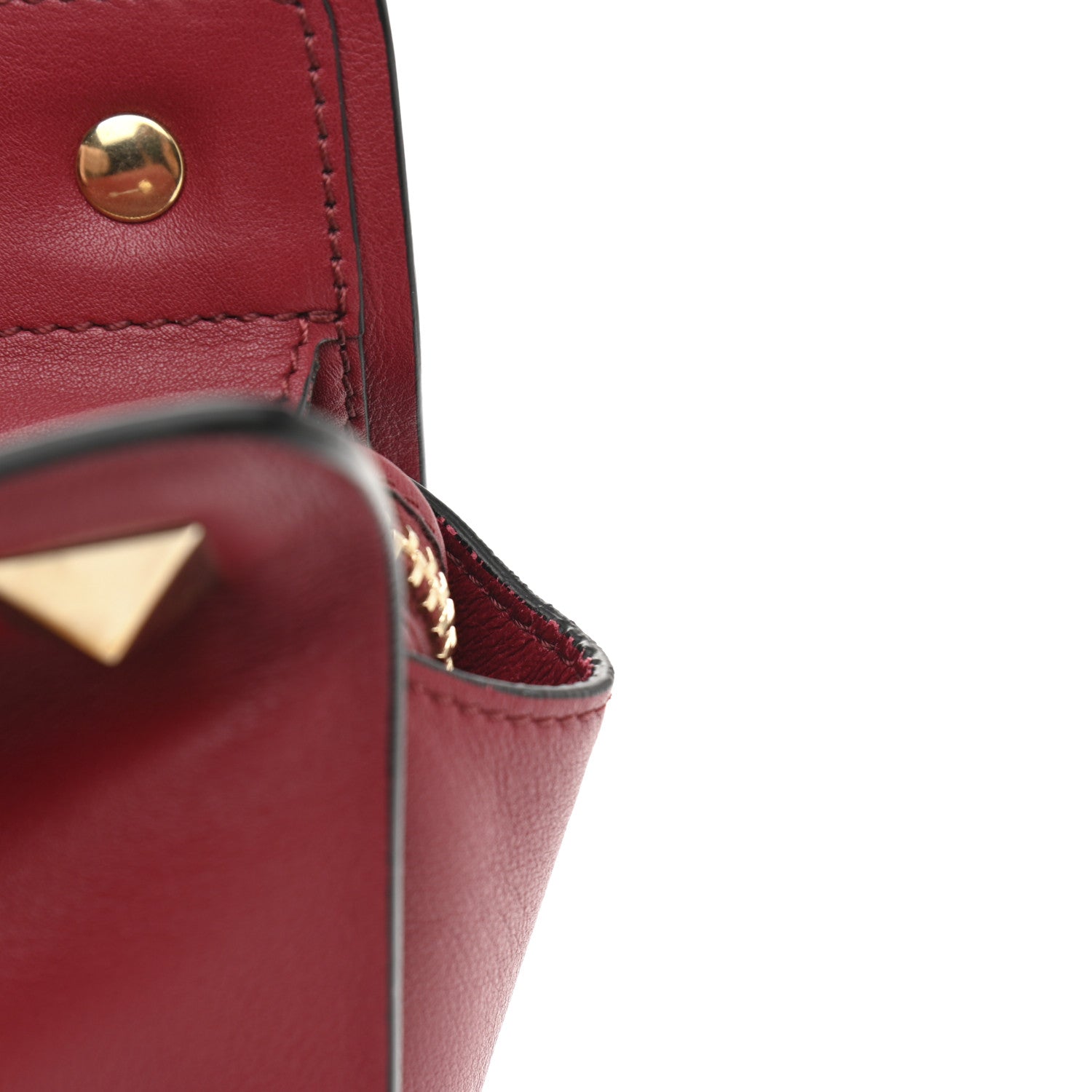 Valentino Garavani Vitello Macro Rockstud Runway Tote Scarlet 13 of 13