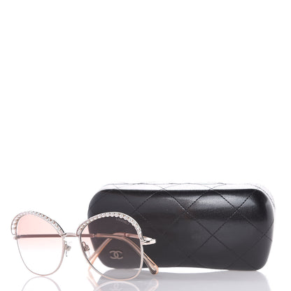 Chanel Pearl Sunglasses 4246-H Pink Gold 7 of 7