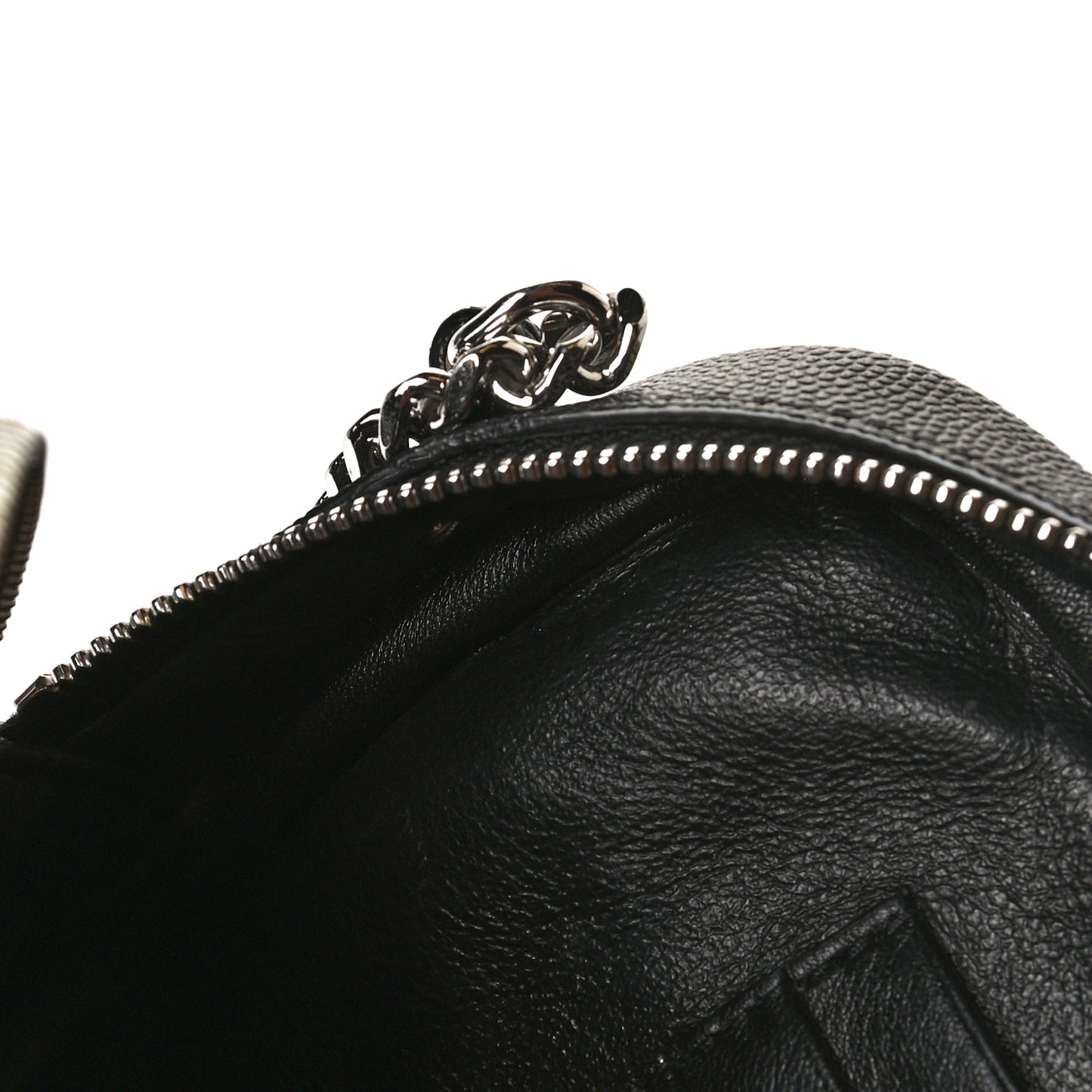 Grain De Poudre Matelasse Monogram Mini Lou Camera Bag Black