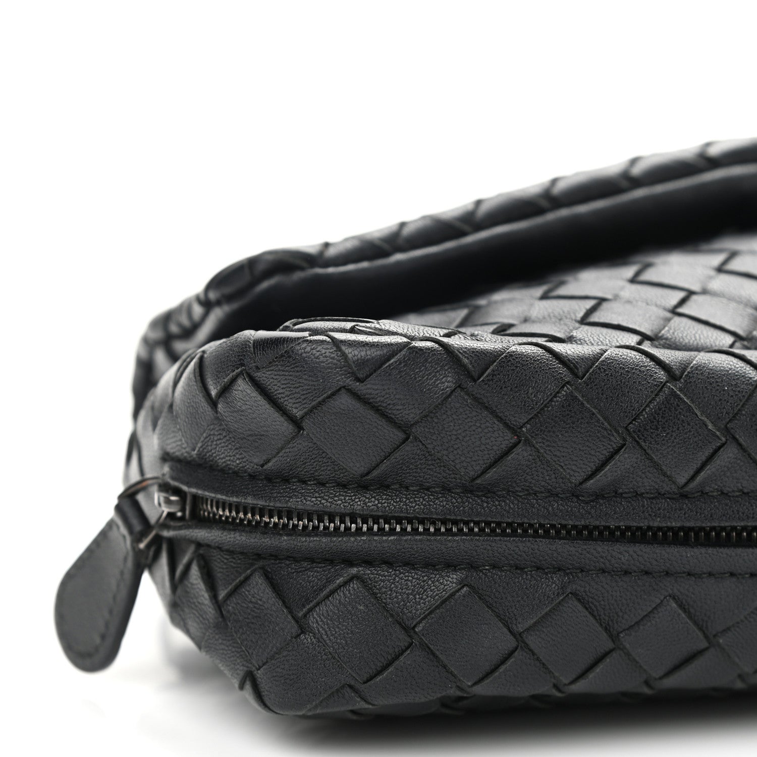 Bottega Veneta Nappa Intrecciato Mini Chain Messenger Black 9 of 11