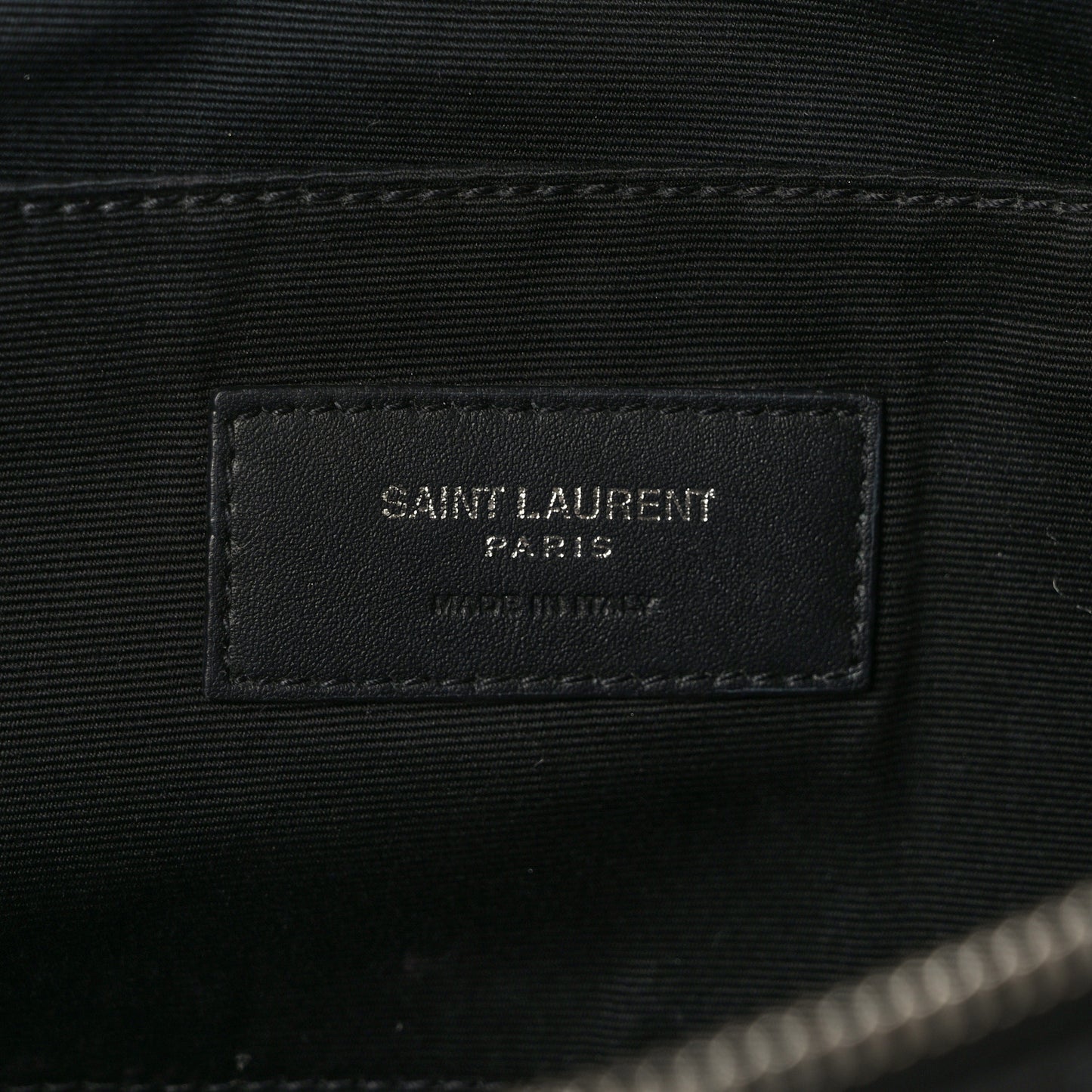 Canvas Monogram Belt Bag Black