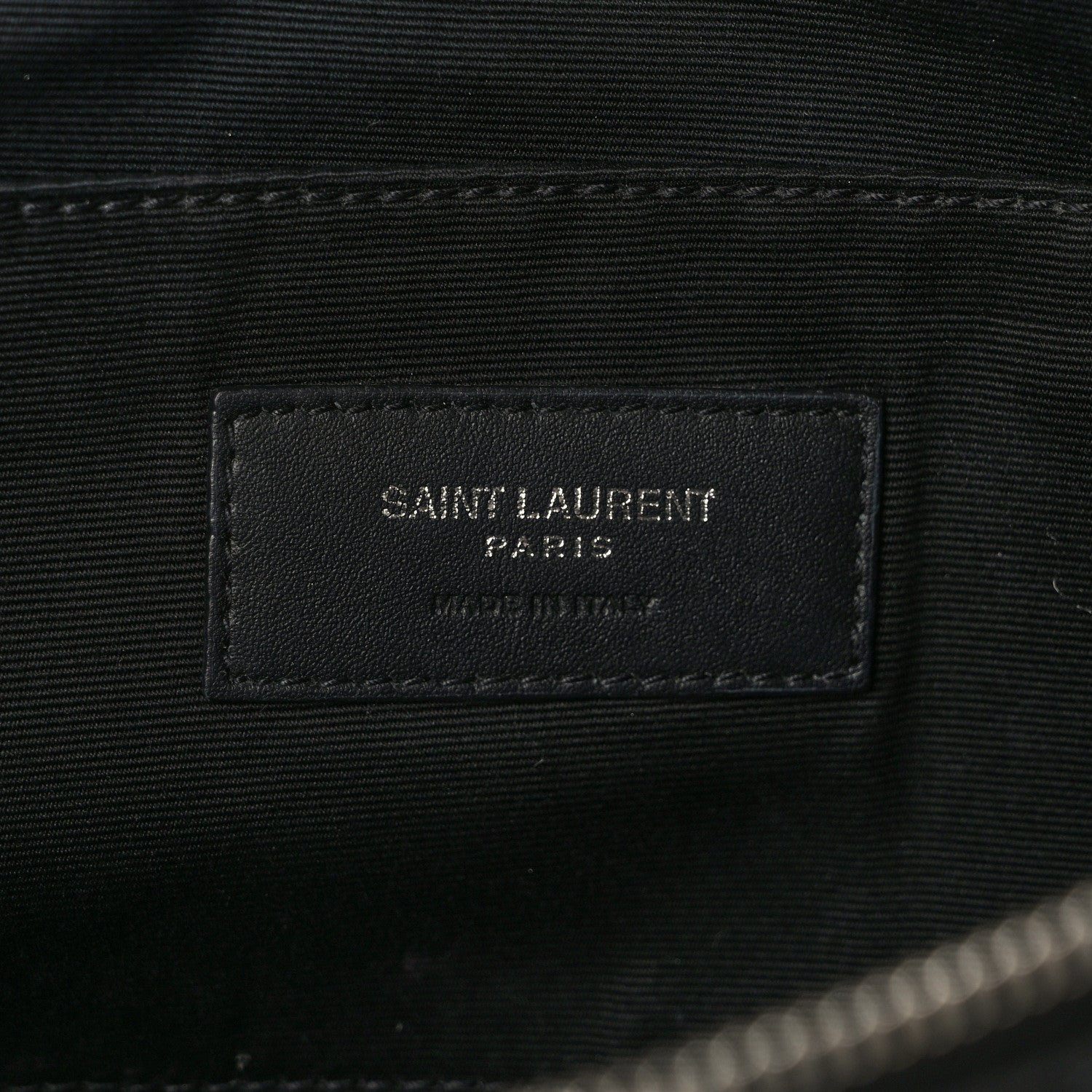 Saint Laurent Canvas Monogram Belt Bag Black 6 of 9