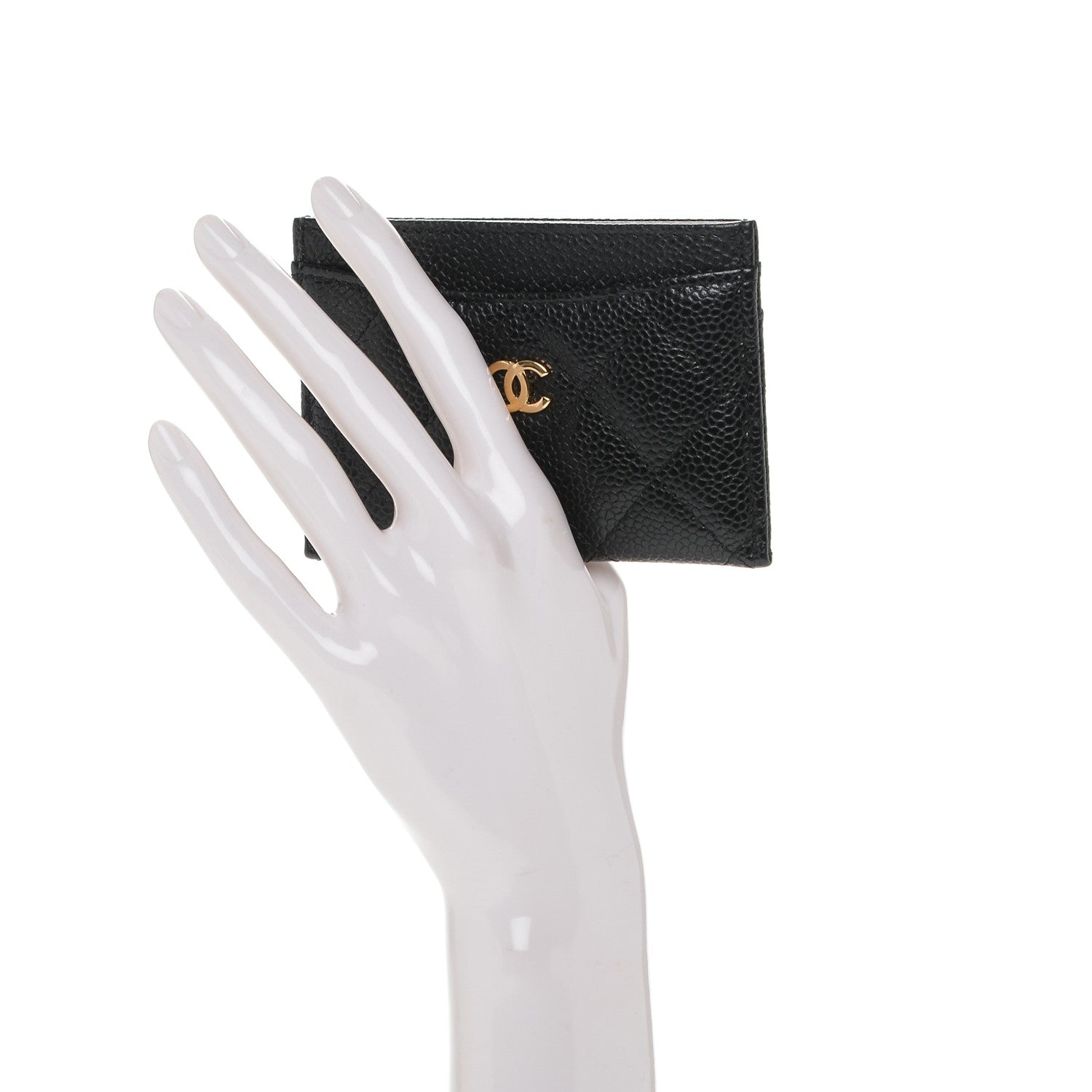 Chanel Caviar Quilted Card Holder Black 2 of 8