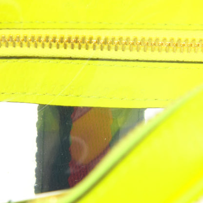 Gucci Vinyl Web Mini Ophidia Transparent Shoulder Bag Yellow Fluo 7 of 12
