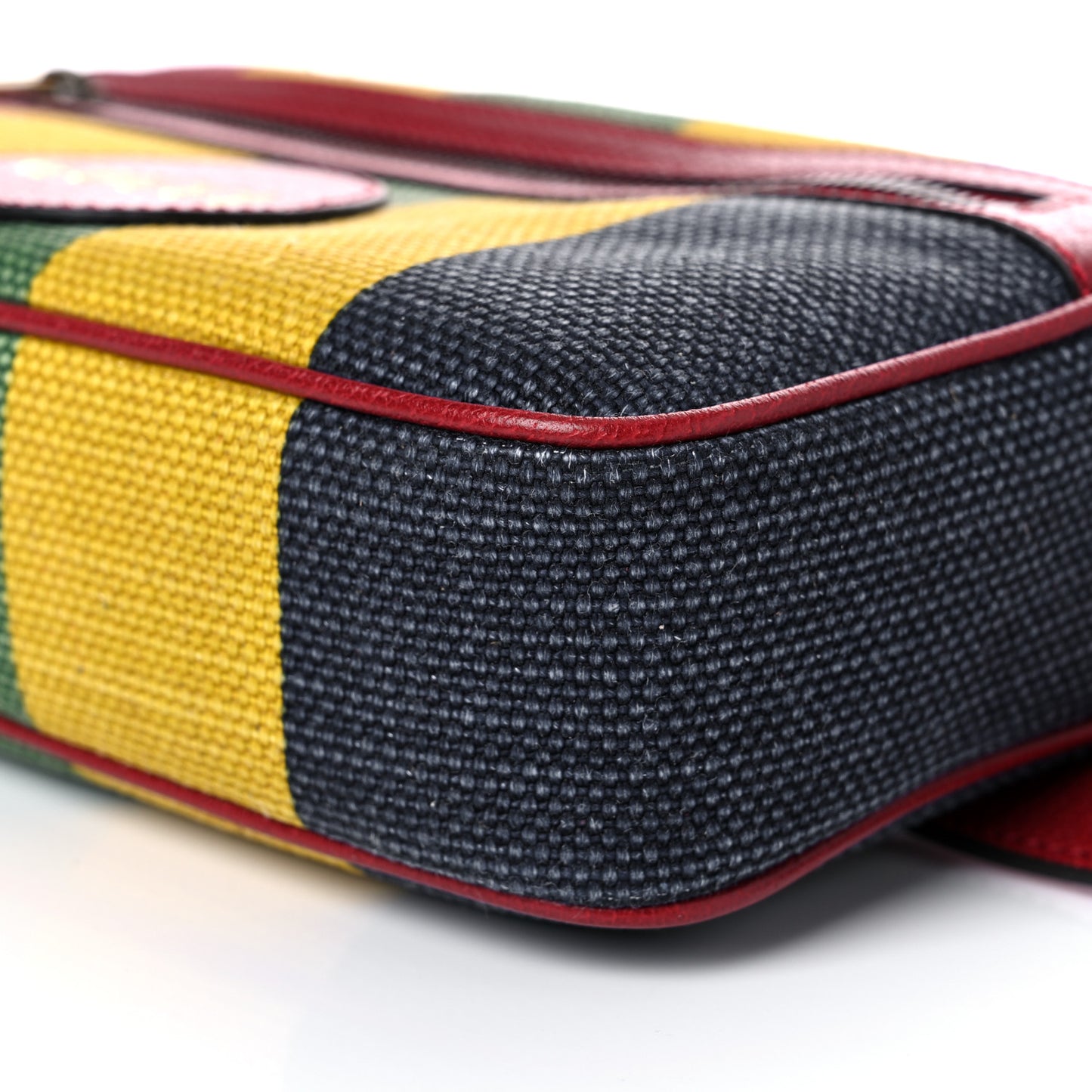 Canvas Marley Stripe Script Logo Gucci 100 Belt Bag Multicolor