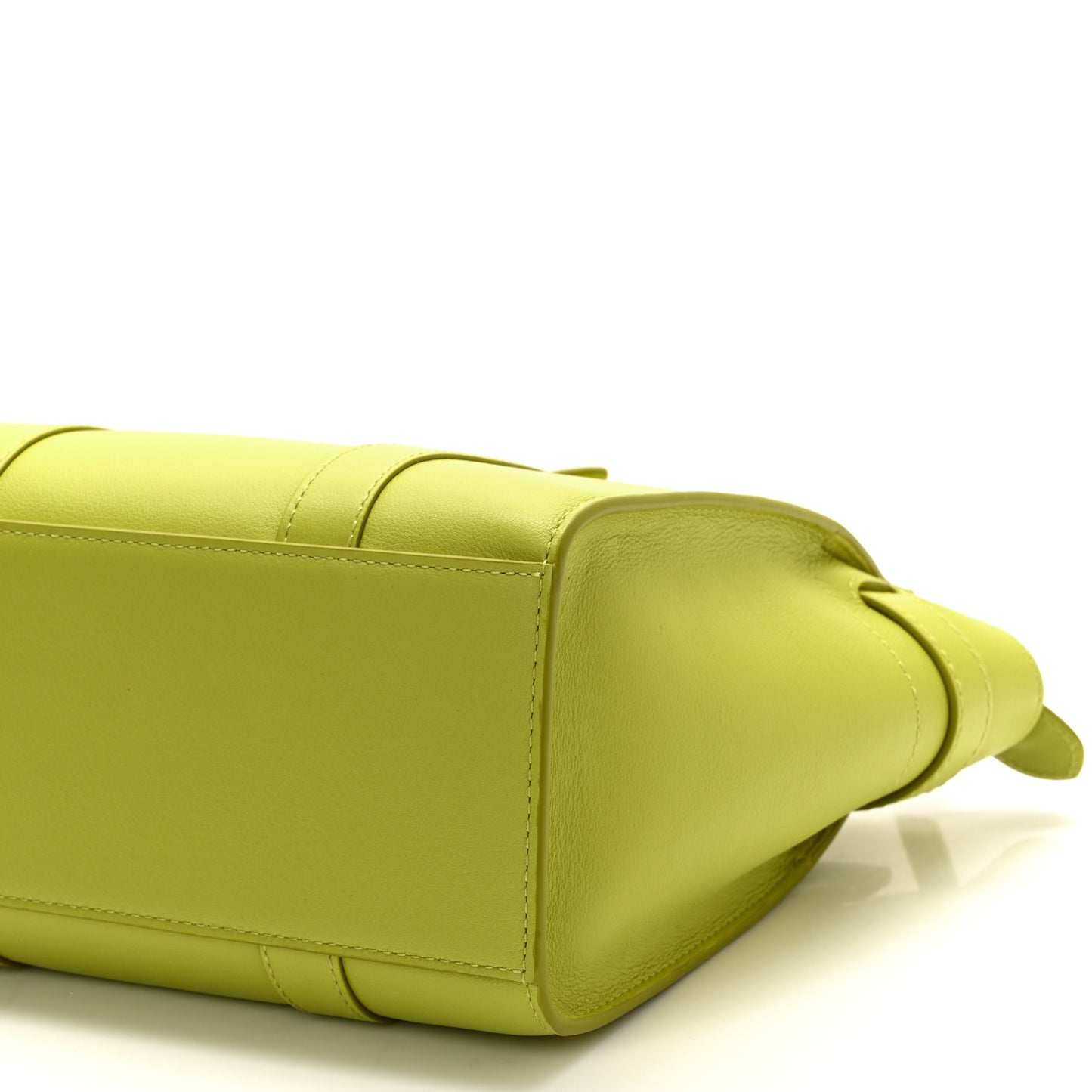 Small Classic Silky Calfskin Mini Zipped Bayswater Meadow Green
