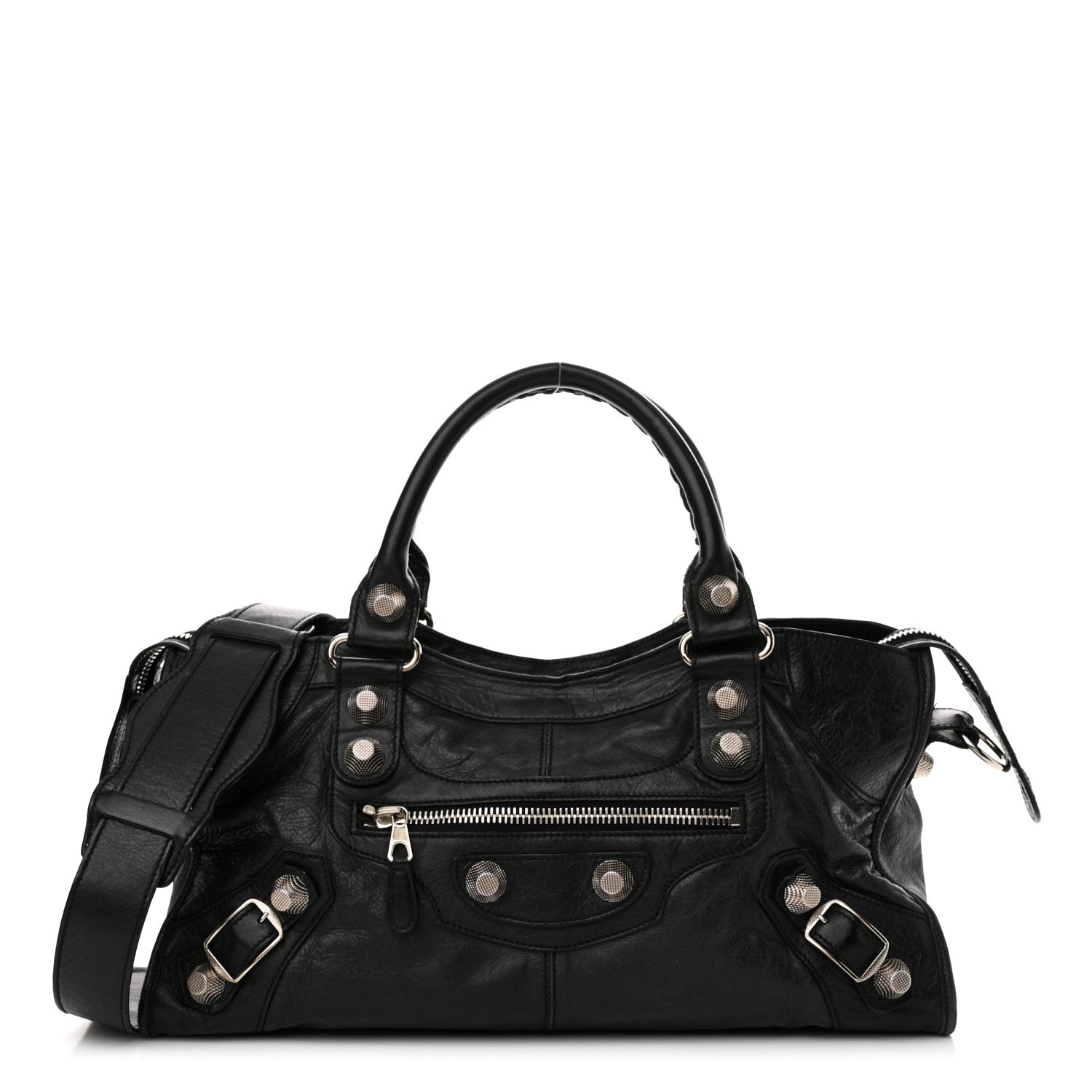 Balenciaga Agneau Giant 21 Silver Hardware Part Time Black 1 of 17