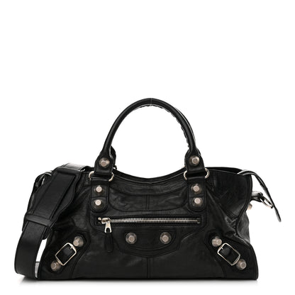 Balenciaga Agneau Giant 21 Silver Hardware Part Time Black 1 of 17