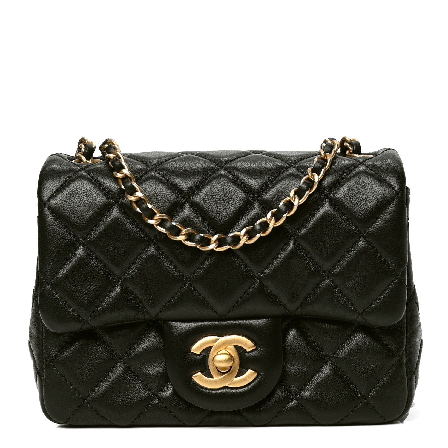Chanel Lambskin Quilted Mini Pearl Crush Flap Black 1 of 4