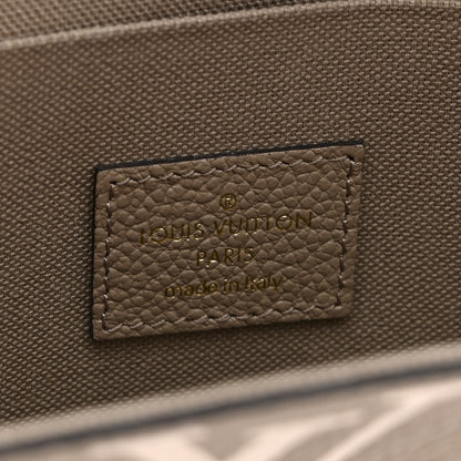 Louis Vuitton Empreinte Monogram Giant Felicie Pochette Tourterelle Creme 7 of 10