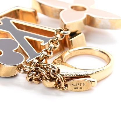 Louis Vuitton Fleur De Monogram Bag Charm Dore 4 of 7
