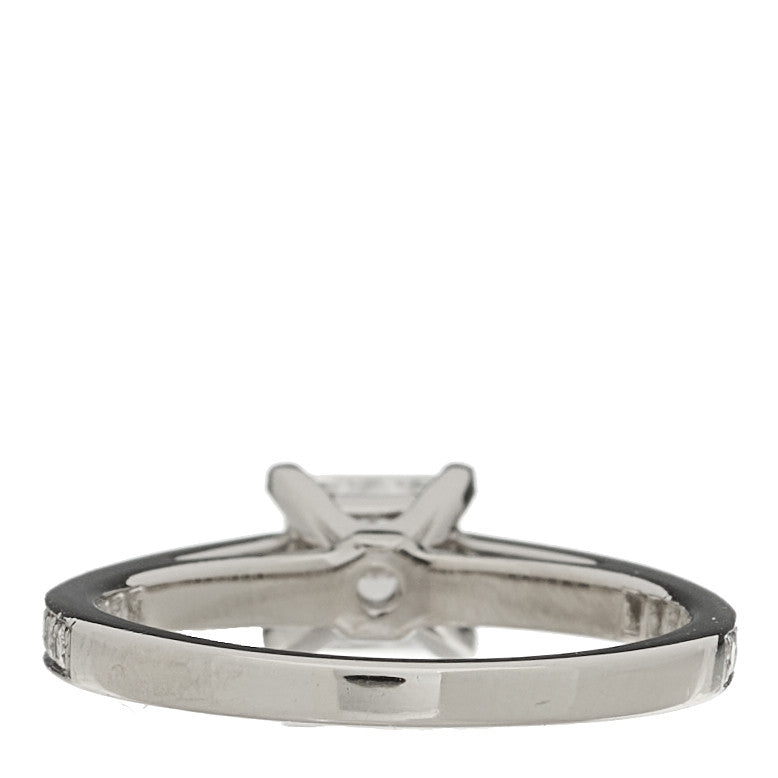 Platinum Diamond .70ct Novo Princess-Cut Engagement Ring 49 5