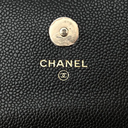 Chanel Caviar Quilted Business Affinity Clutch With Chain Black 6 of 11